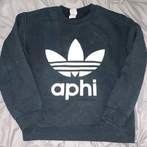 alpha phi “adidas” crewneck